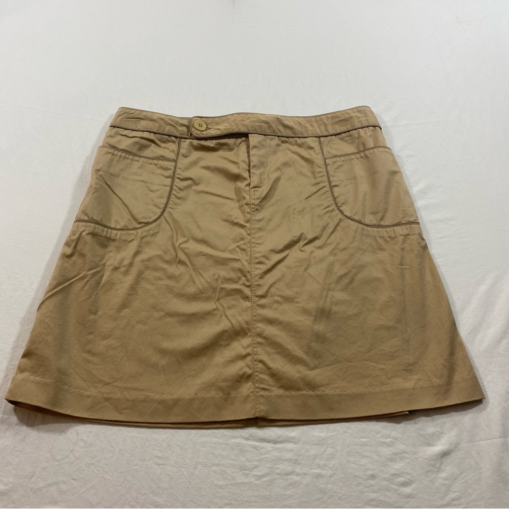 Liquid skirt khakis 12 women’s mini skirt